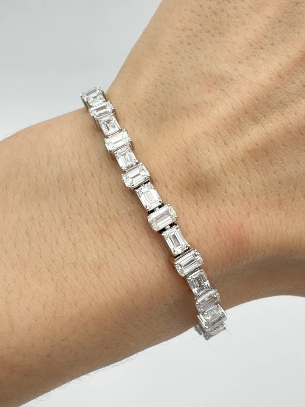 RalfDiamonds EMERALD DIAMONDS 15.22 CT BRACELET RFD15.22 CT 4