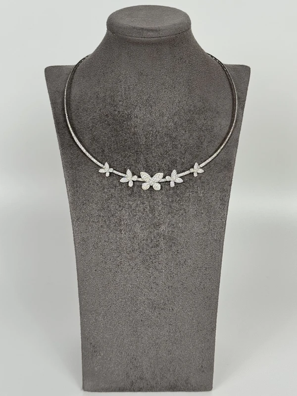 GRAFF PAVÉ BUTTERFLY DIAMOND NECKLACE RGN890 5