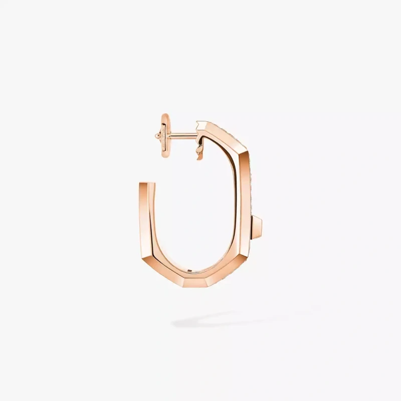 MESSIKA Moderniste single pavé earring, medium model 14679-PG 2