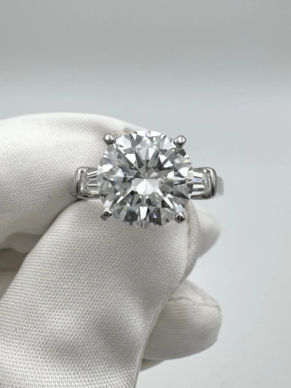 Bvlgari ROUND DIAMOND 3.01 CT D/VVS1 RING (SIZE 49) BVG3.01 D/VVS1 2