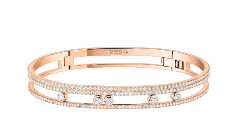 Messika MOVE ROMANE PAVE BANGLE (SIZE S) 13914-PG 1