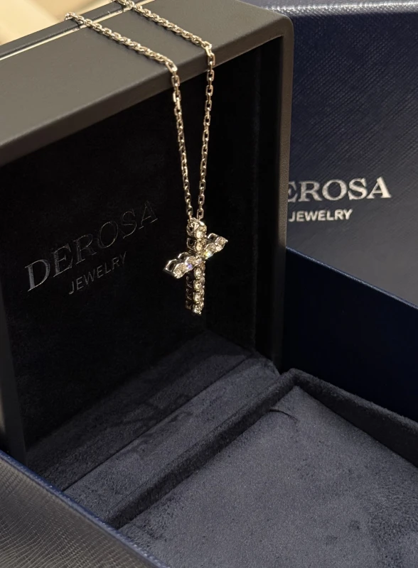 DeRosa DIAMOND CROSS 2.05 CT FINE WHITE/VS C495205 4