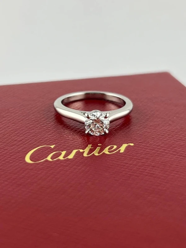 Cartier SOLITAIRE 1895 0.70 CT G/VVS2 RING CR0.70 G/VVS2 2