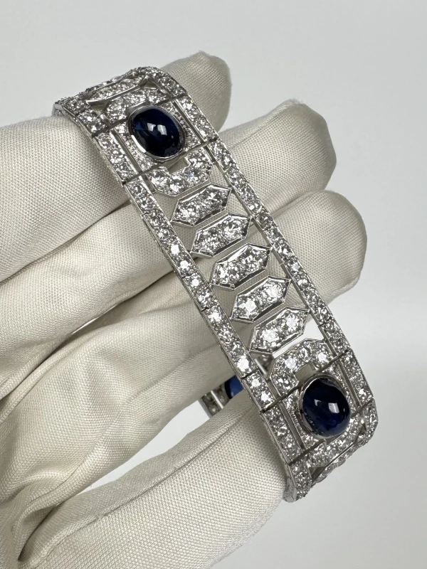 RalfDiamonds SAPPHIRE&DIAMONDS BRACELET (SIZE 18) art.d 3