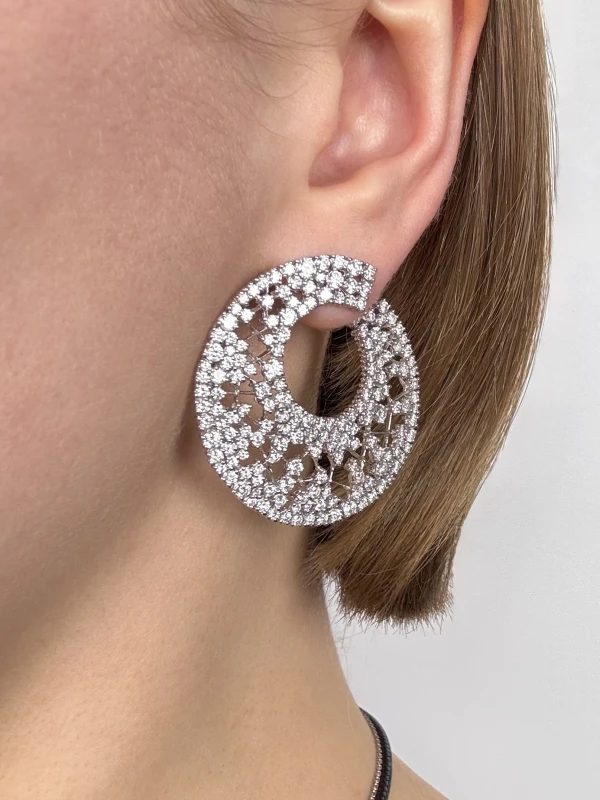 Crivelli ROUND DIAMOND 9.06 CT EARRINGS CRIVELLI 1021 2