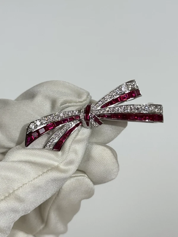 GRAFF Ruby&Diamond Brooch RGA112 4