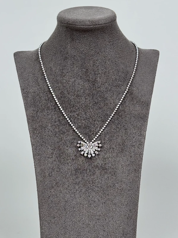 Graff New Dawn Multi-Shape Diamond Chain Pendant RGP668 3