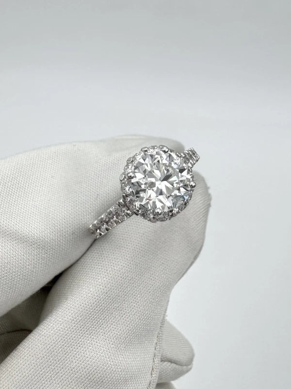 DeRosa ROUND DIAMOND 2.02 CT F/VS1 RING (GIA) R446202 3