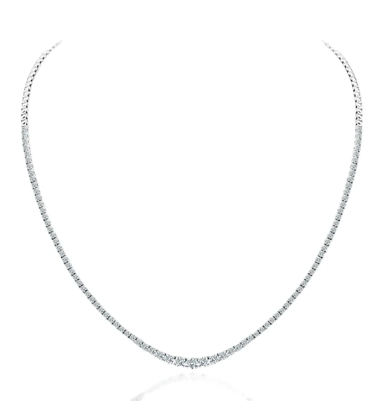 Crivelli Колье из белого золота с бриллиантами 3,93Ct 345-N8599 2