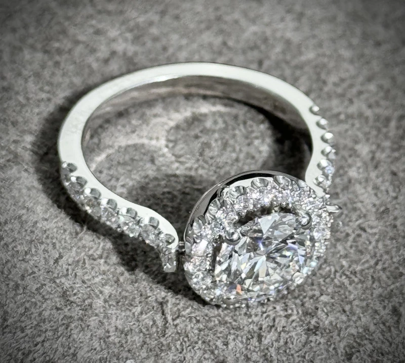 СЕРЬГИ NO NAME DIAMOND 2.04 CT E/VVS2 RING (GIA) NN2.04CT 3