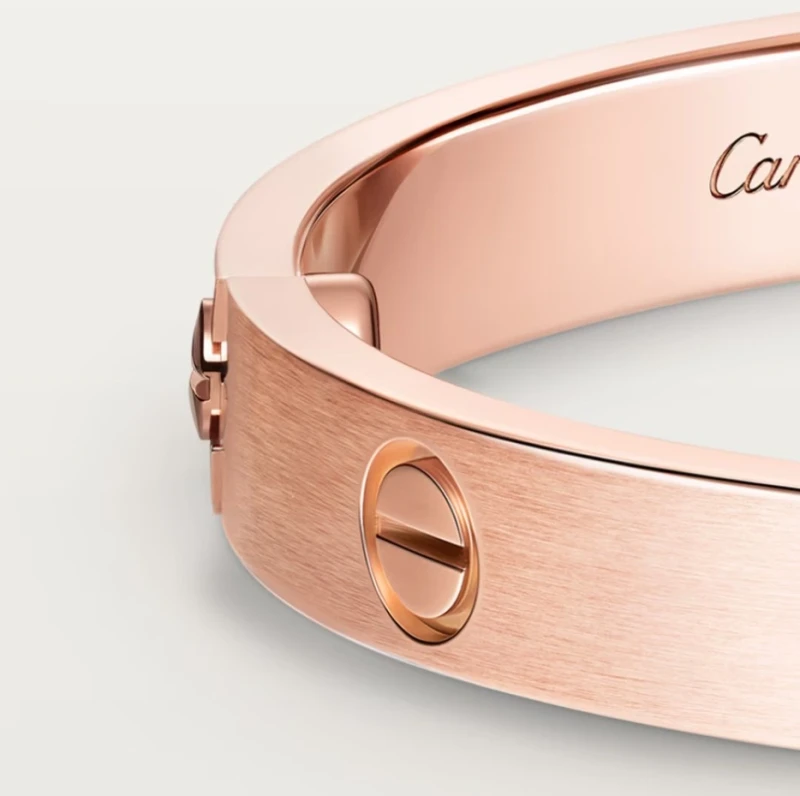 Cartier LOVE bracelet, classic model, brushed, 4 diamonds (SIZE 16) B6080016 5
