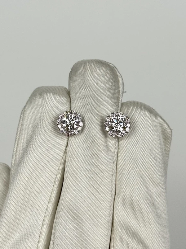 DeRosa DIAMOND EARRINGS 0.70-0.70 CT F/VS1-VS2 (GIA) E4661804 2