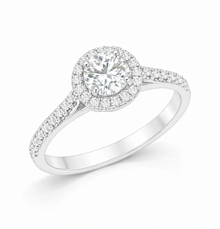 ROUND DIAMOND RING 0.71 CT