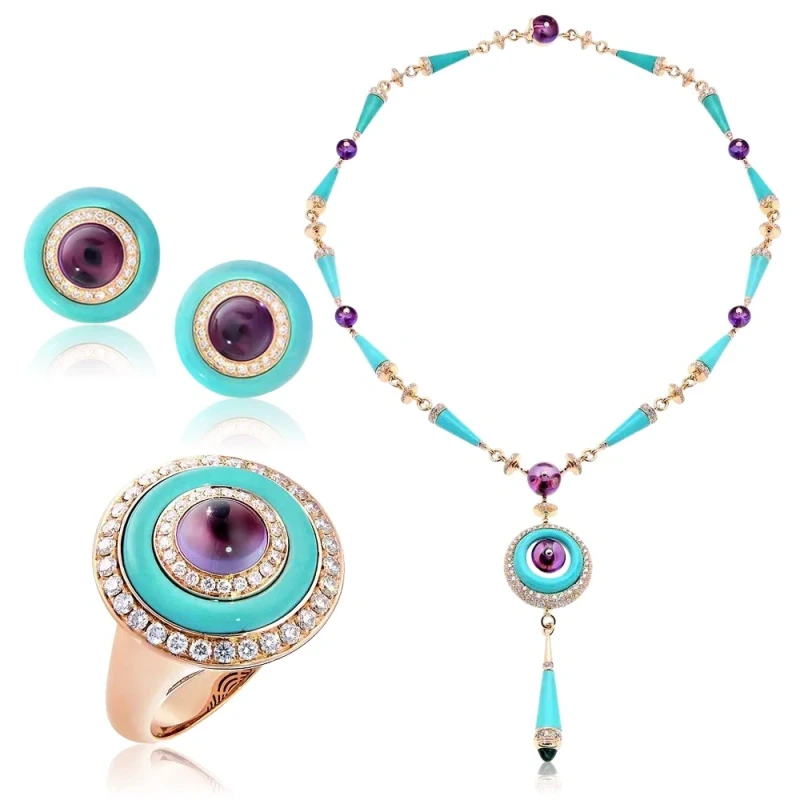 Bvlgari COCKTAIL TURQUOISE SET bvlgrSET 1