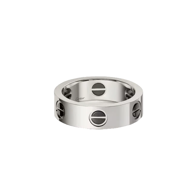 LOVE RING, CLASSIC MODEL, CERAMIC (SIZE 51)