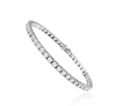ROUND DIAMOND 5.05 CT F-G/VVS-VS BRACELET (SIZE 17)