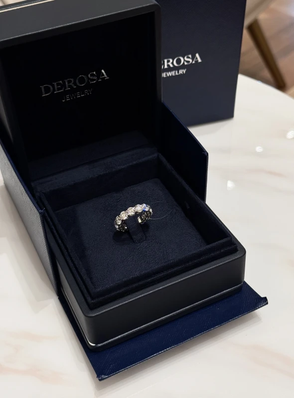 DeRosa ROUND DIAMOND ETERNITY RING 7.00 CT (GIA) R930041 2