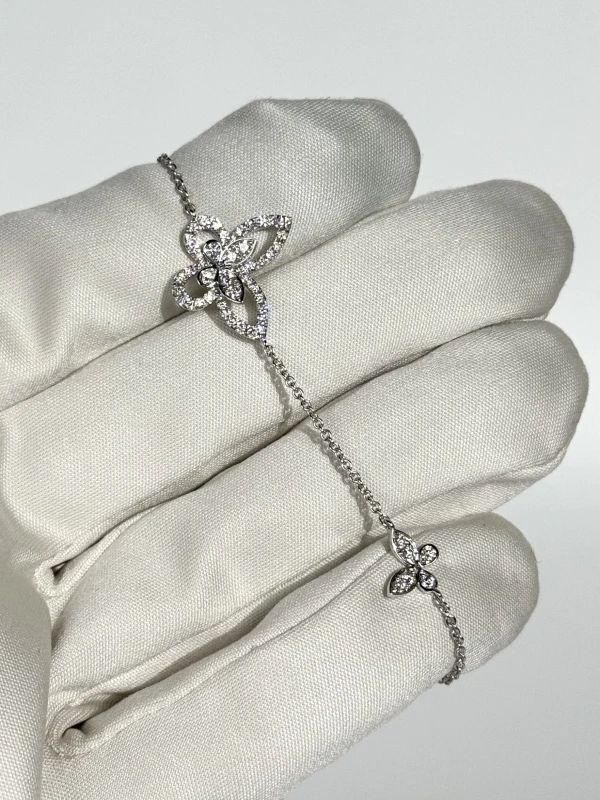 Graff Butterfly Silhouette Diamond Mini Bracelet RGB466 6