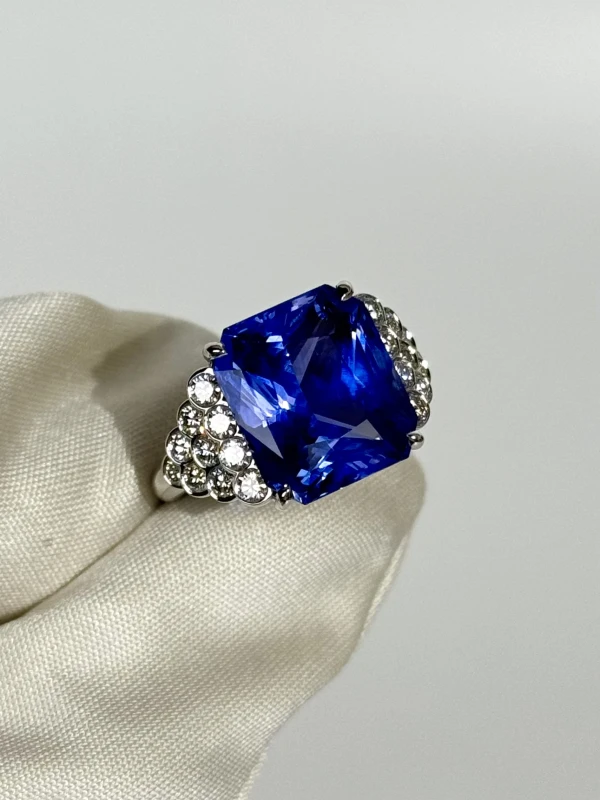Adler SAPHIRE 11.88 CT RING (SIZE 52) ADLER1030 3