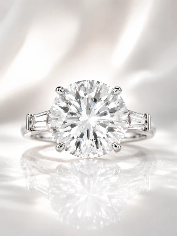 Graff ROUND DIAMOND 11.49 CT D/FLAWLESS RING  (TYPE IIA) (GIA) RGE11.49CT