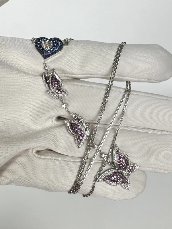 Chopard HAPPY BUTTERFLY NECKLACE 81/5545/404-20 4