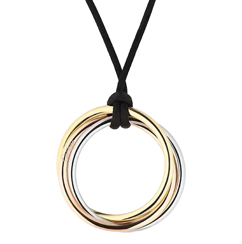 Cartier КОМПЛЕКТ CARTIER TRINITY, ПОДВЕСКА  И ЦЕПЬ CRTRINITY 2