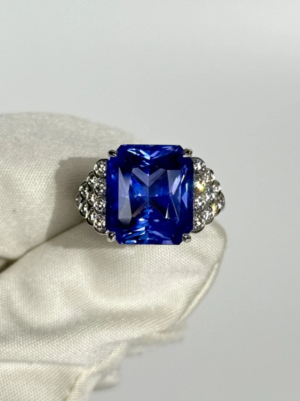 Adler SAPHIRE 11.88 CT RING (SIZE 52) ADLER1030 2