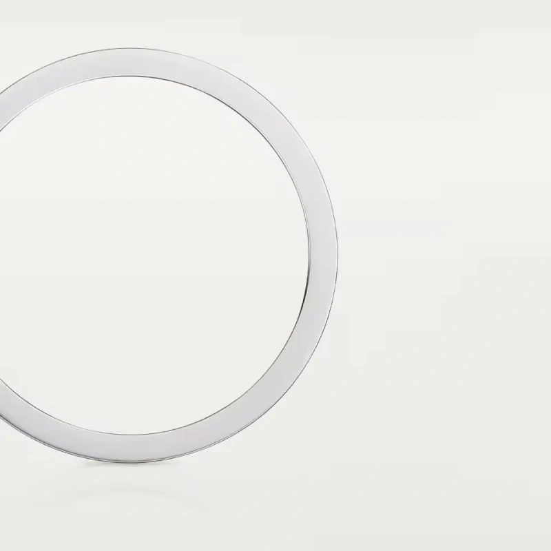 Cartier LOVE RING, WHITE GOLD (SIZE 53) B4084753 6