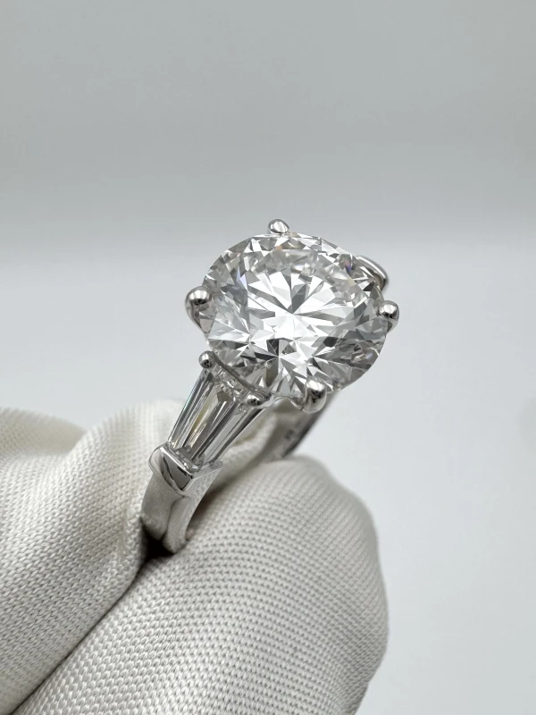 No name ROUND DIAMOND 3.03 CT G/VVS1 RING (GIA) EXEXEX 891-NN3.03 5