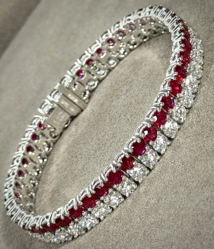 VERDI JEWELLERY БРАСЛЕТ С РУБИНАМИ A61F 4
