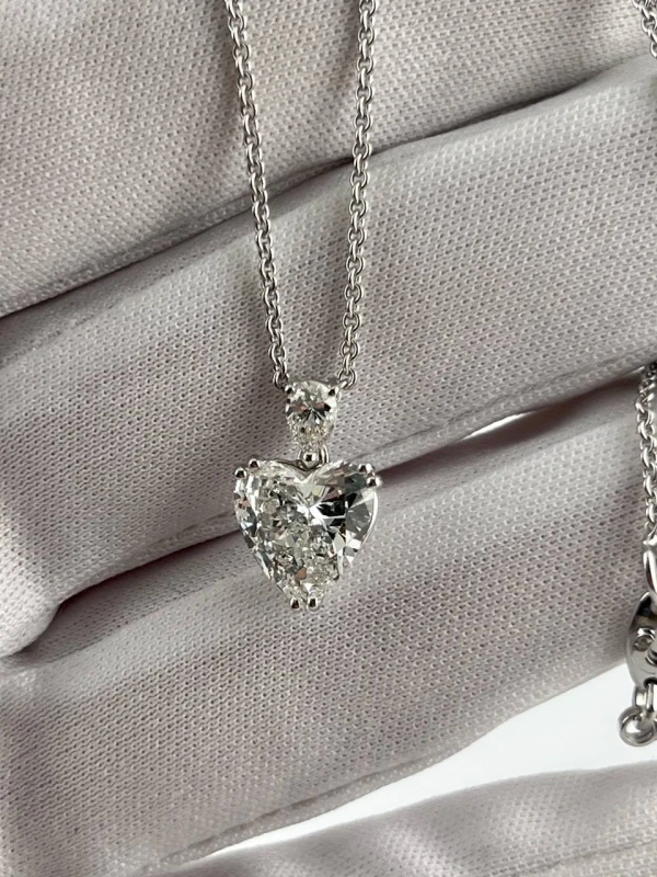 No name HEART DIAMOND 2.02 CT G/SI1 PENDANT 2.02 ct 4