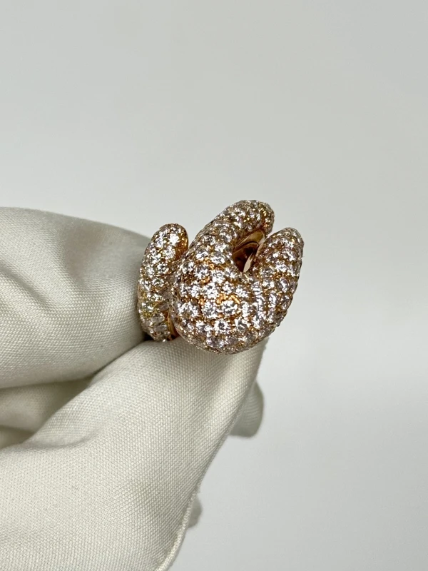 De Grisogono CONTRARIO FULL DIAMOND RING 53502/04 3