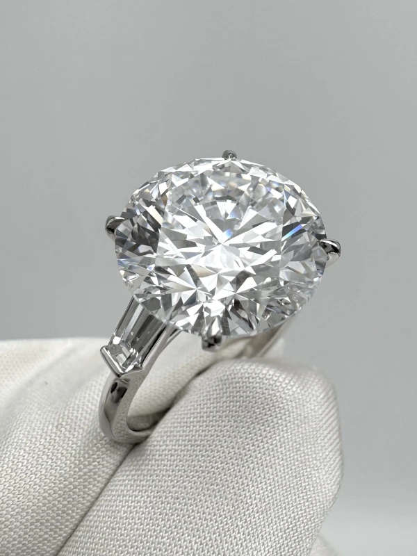 GRAFF ROUND DIAMOND 10.45 CT D/FLAWLESS RING ( TYPE IIa) (GIA) EXEXEX GR10.45 3