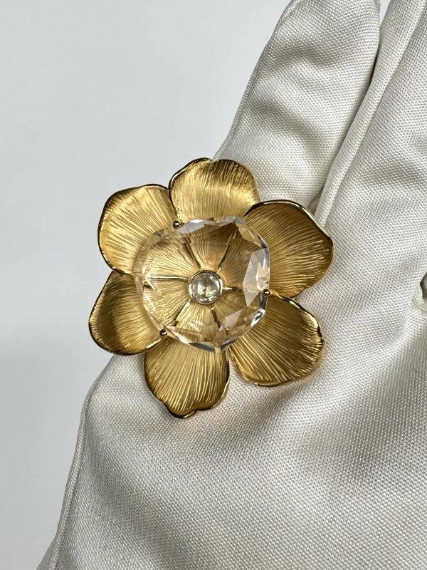 Carrera y Carrera GARDENIAS FLOWER MAXI RING (SIZE 53) 11558 4