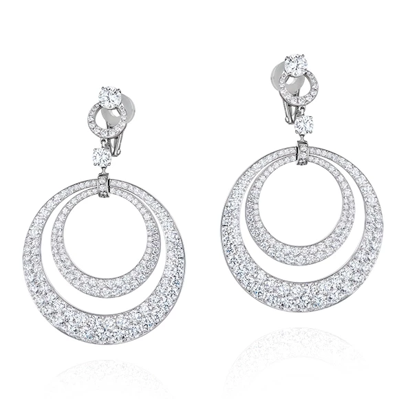 GRAFF HOOP EARRINGS 17.3 CT 17.3 CT