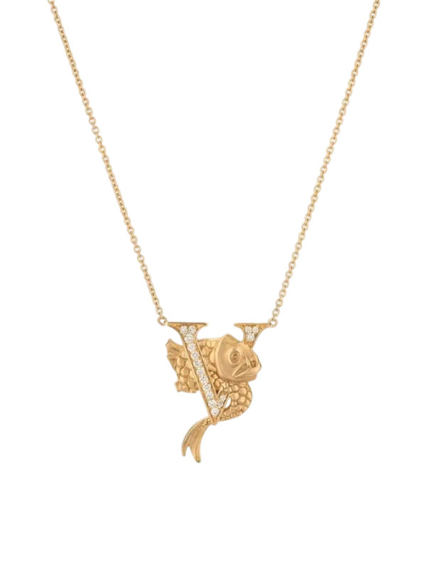 FISH TALES "V" PENDANT