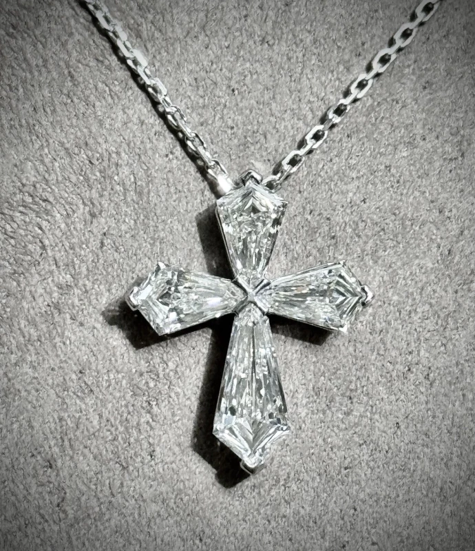 RalfDiamonds DIAMOND CROSS PENDANT 2.00 CT RD2.00CT 4