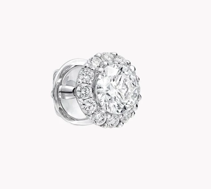 GRAFF Icon Round Diamond Stud Earrings 0.44-0.44 CT E/VVS1 RGE1348 2