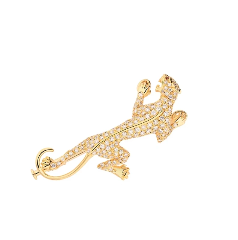 Carrera y Carrera LEOPARD BROOCH PENDANT YELLOW GOLD MTSJ12121 1