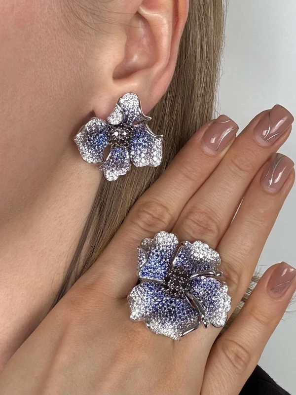 Palmiero FLOWER SAPPHIRE SET PALMIERO1241 4