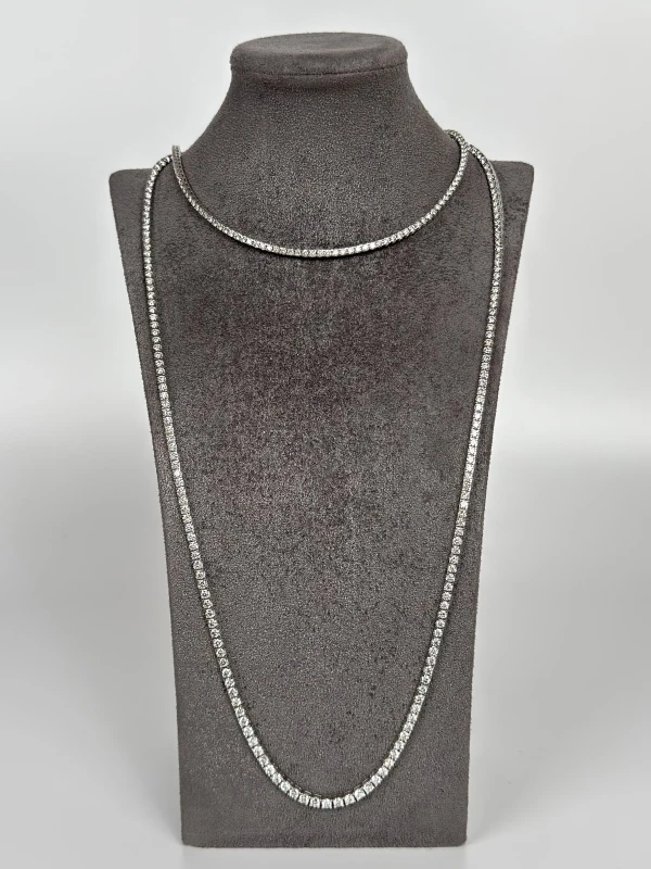 Earrings without a brand DIAMOND NECKLACE 28.7 CT G-H/VS1-SI1 NN28.7CT 3