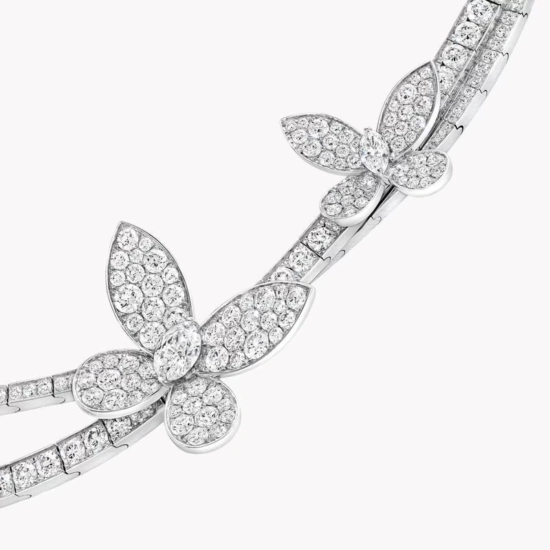 GRAFF Pavé Butterfly Diamond Necklace RGN764 3