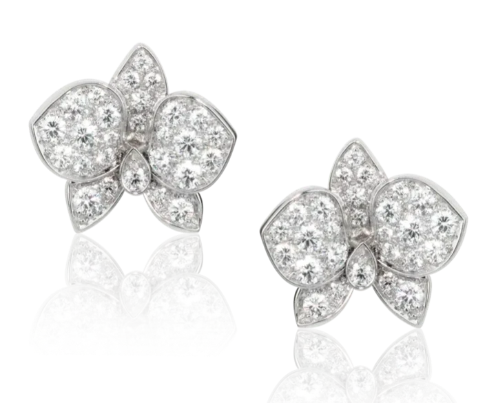 CARESSE D ORCHIDÉES EARRINGS
