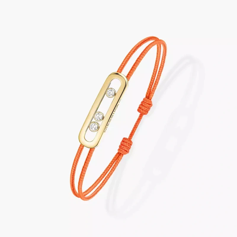 Messika MESSIKA CARE(S) ORANGE CORD BRACELET 14660-YG 2