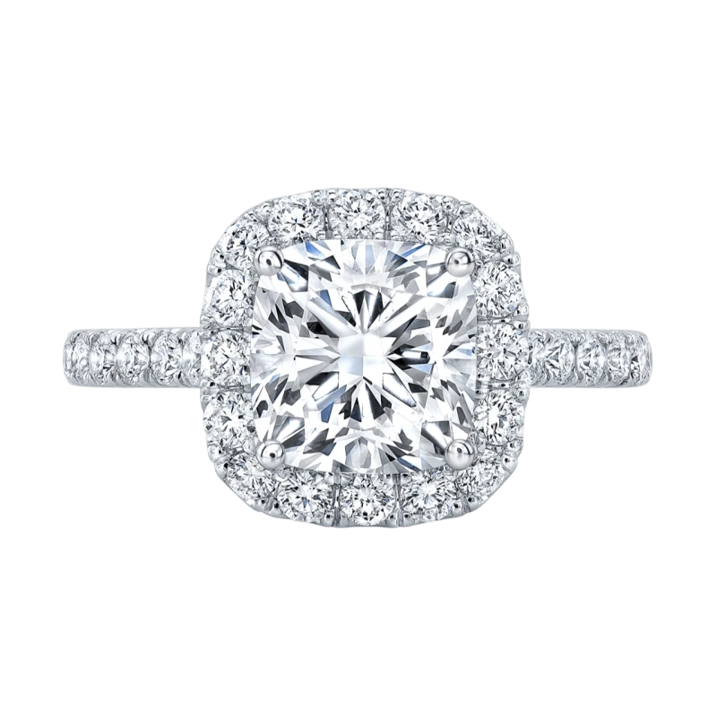 CUSHION DIAMOND 3.01 CT D/VVS2 RING (GIA)
