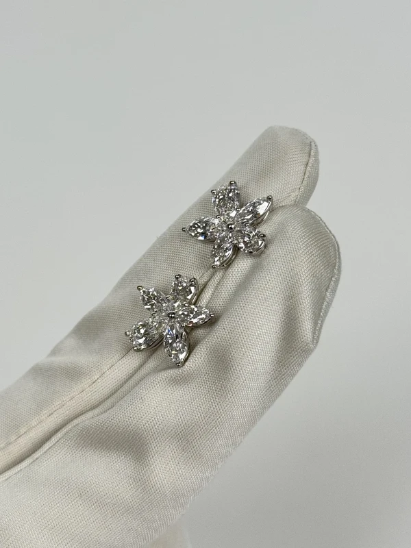 Tiffany & Co VICTORIA MIXED CLUSTER EARRINGS 60011821 4