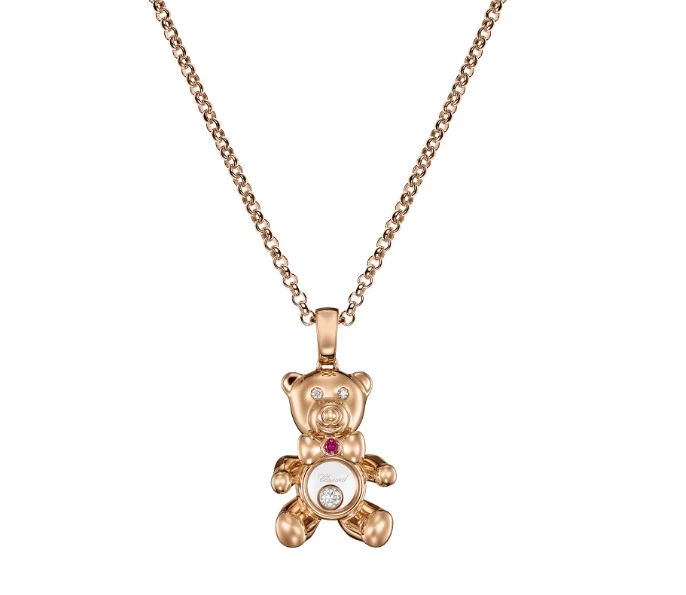 Happy Diamonds Teddybear Pendant