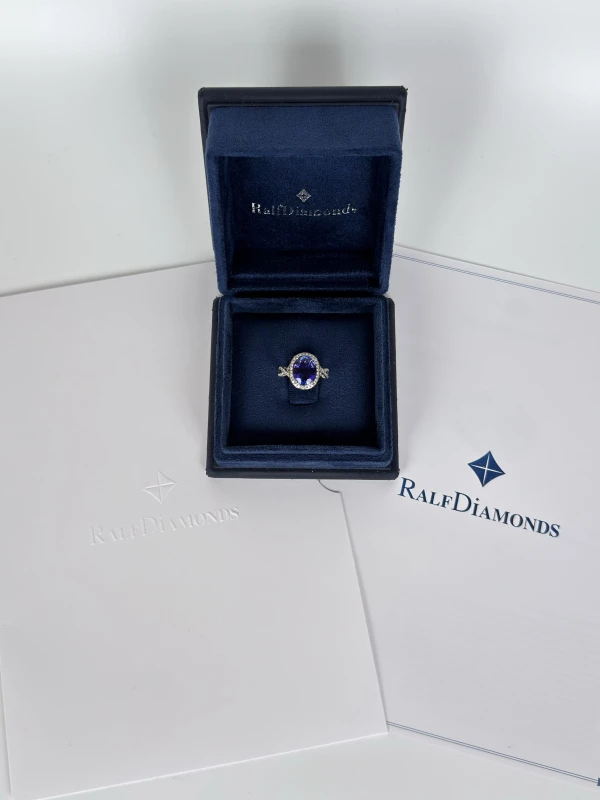 RalfDiamonds КОЛЬЦО С ТАНЗАНИТОМ 4.70CT 4.70 CT 4