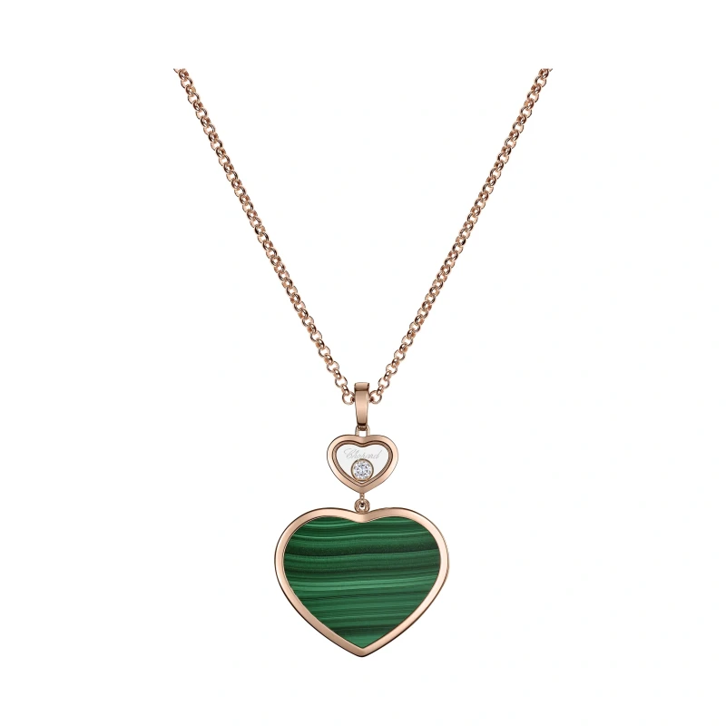 Chopard HAPPY HEARTS MALACHITE PENDANT 79A075-5151 1