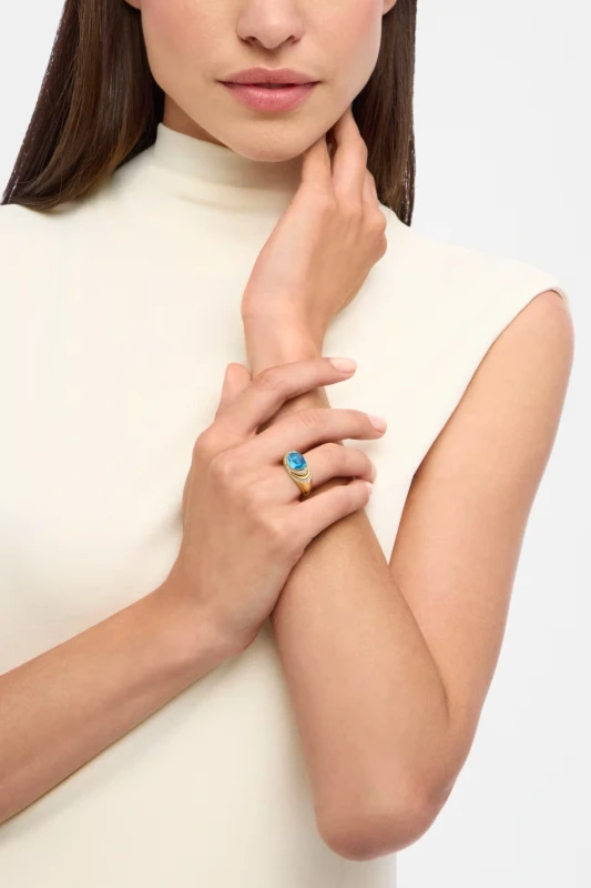 Bvlgari Bvlgari Cabochon Bague (SIZE 53) 361849 3